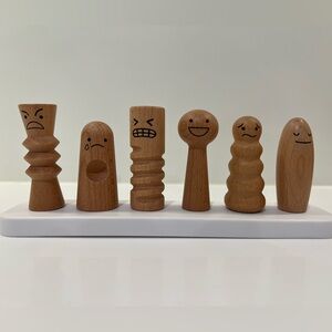 Lovevery Wooden Emotion Dolls from The Observer play kit for 37-39 months